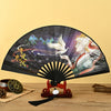 Chinese Style Handheld Folding Fan with Tassel