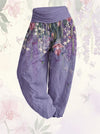 Women's Harem Pants Elastic Waist Yoga Trousers