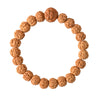 Indonesian Five-Petal Rudraksha Bracelet with Vintage Style