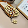 108 Bodhi Seed Mala Bracelet with Dzi Beads