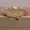 Strawberry Quartz Charm Bracelet for Women
