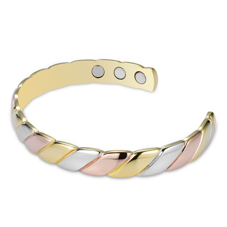 Vintage Magnetic Copper Cuff Bracelet Bangle