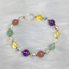 Multi-Stone Crystal Bracelet with Fox and Pixiu Charm