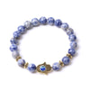 Tiger Eye Beads Evil Eye Courage Bracelet