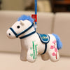 Year of the Horse Plush Doll Bamboo Lotus Home Decoration