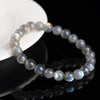 Moonstone Beads Bracelet Blue Flash Labradorite