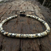 Natural Stone Spacer Bead Bracelet