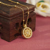 925 Sterling Silver Eight Treasures Luo Pan Necklace Pendant