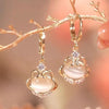 Camellia Flower Stud Earrings