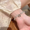 Bamboo Bell Bracelet White Jade Style Charm Luck