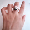 Yin Yang Symbol Blessing Couple Ring