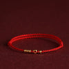 Concentric Circle Red String Bracelet and Anklet