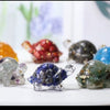 Crystal Gravel Drip Resin Small Turtle Decoration Statue