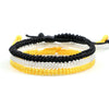 Handwoven Red String Bracelet Set - Tibetan Lucky 3 Combination