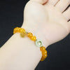 Agate Bead Bracelet, Single or Double Wrap Style