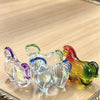 Crystal Glass Horse Figurine, Chinese Zodiac Animal Decoration