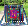 Ethnic Embroidered Canvas Crossbody Bag