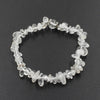 Crystal Chip Bracelet with Clear Center Bead