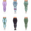 Printed High Waist Yoga Leggings for Women