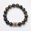 Tiger Eye Six True Words Courage Bracelet