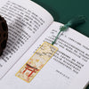 Metal Brass Hollow Bookmark with Tassel, Chinese Style Gift