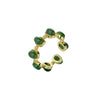S925 Sterling Silver Adjustable Ring with Hetian Jade