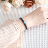 Hematite and Lapis Lazuli Beaded Bracelet for Men