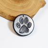 Shungite Phone Sticker, Round Carved Symbol Charm