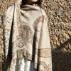 Tibetan Shawl Paisley Wrap Scarf