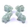 Carved Natural Stone Elephant Figurine