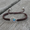 Hamsa Hand Evil Eye Protection Bracelet