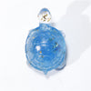 Crystal Gravel Drip Resin Small Turtle Decoration Statue