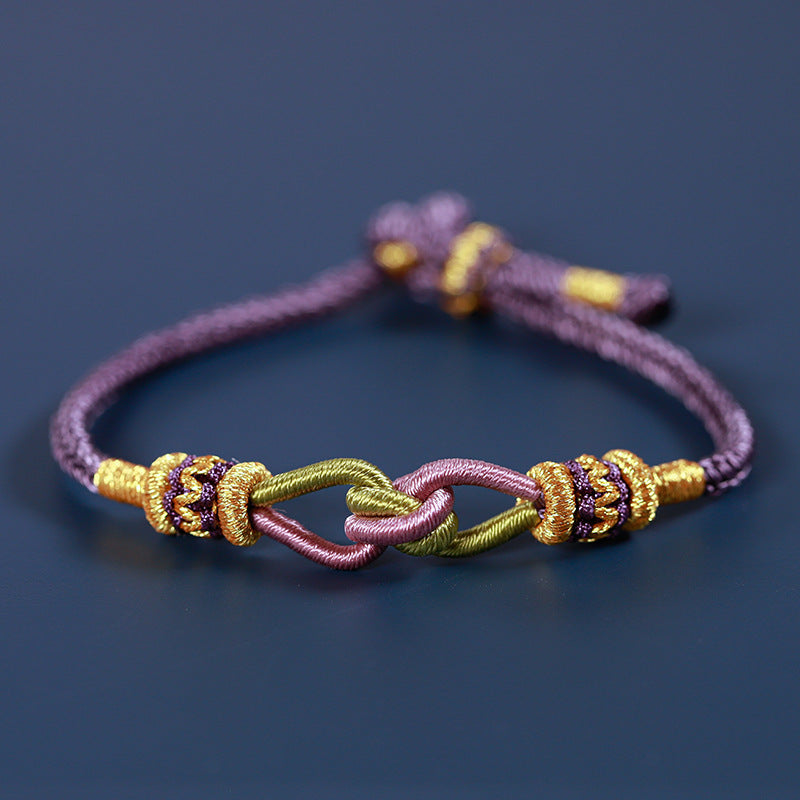 Handmade Knotting Faith Strength Braid String Bracelet