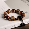 Natural Sardonyx Luck Bracelet, 8mm Agate Beads
