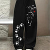 Dragon and Moon Wide Leg Pants for Women