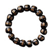 Ebony Wood Om Mani Padme Hum Engraved Bracelet