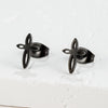 Stainless Steel Asymmetric Stud Earrings