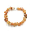 Crystal Chip Bracelet with Clear Center Bead