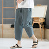 Men's Solid Color Drawstring Pants With Pockets