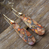 Natural Emperor Stone Geometric Anti-Stress Earrings