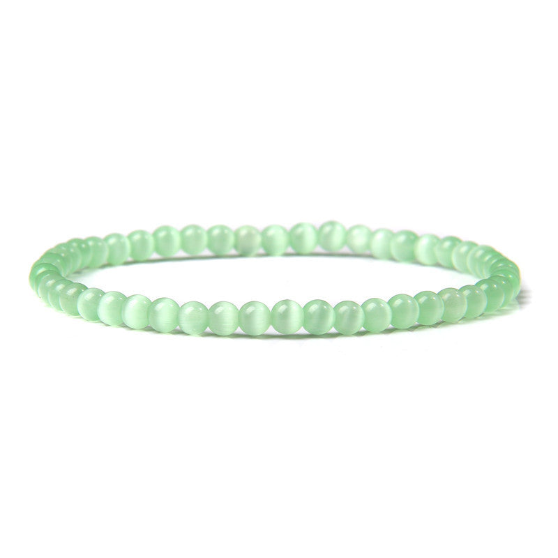 4mm Various Stone Crystal Mini Beads Bracelet