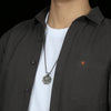 Stainless Steel Ganesha Pendant Necklace, Elephant Head Charm on Box Chain