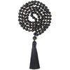 108 Bead Mala Necklace Tiger Eye Obsidian Sandstone Yoga Meditation