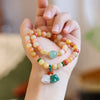 Golden Silk Jade Pixiu Wealth Bracelet
