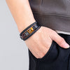 Tiger Eye Stone Courage Willpower Multi-layer Leather Bracelet