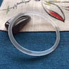 Thin Agate Bangle Bracelet, Stone Cuff