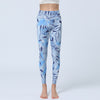 Floral Print High Waist Yoga Leggings for Women