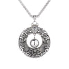 Double Dragon Copper Necklace Pendant with Leather or Chain