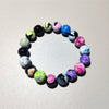 Galaxy Agate Bracelet, Cosmic Stone Beads