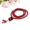 Cinnabar Pixiu Bracelet with Gold-Tone Charm